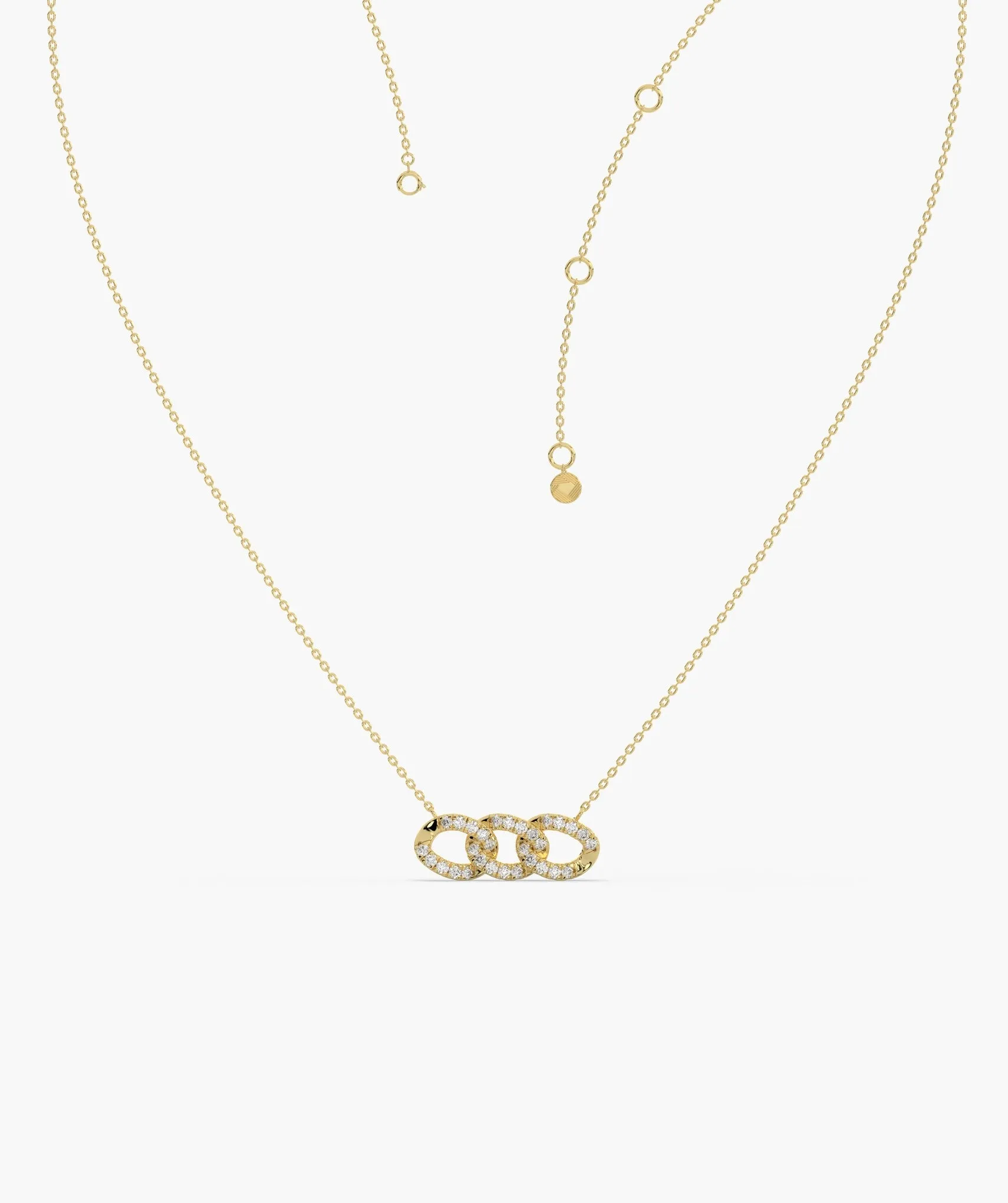 Sparkling Chainlink Sparkle Necklace