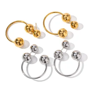 Sphere me | Ball and Hoop Earrings
