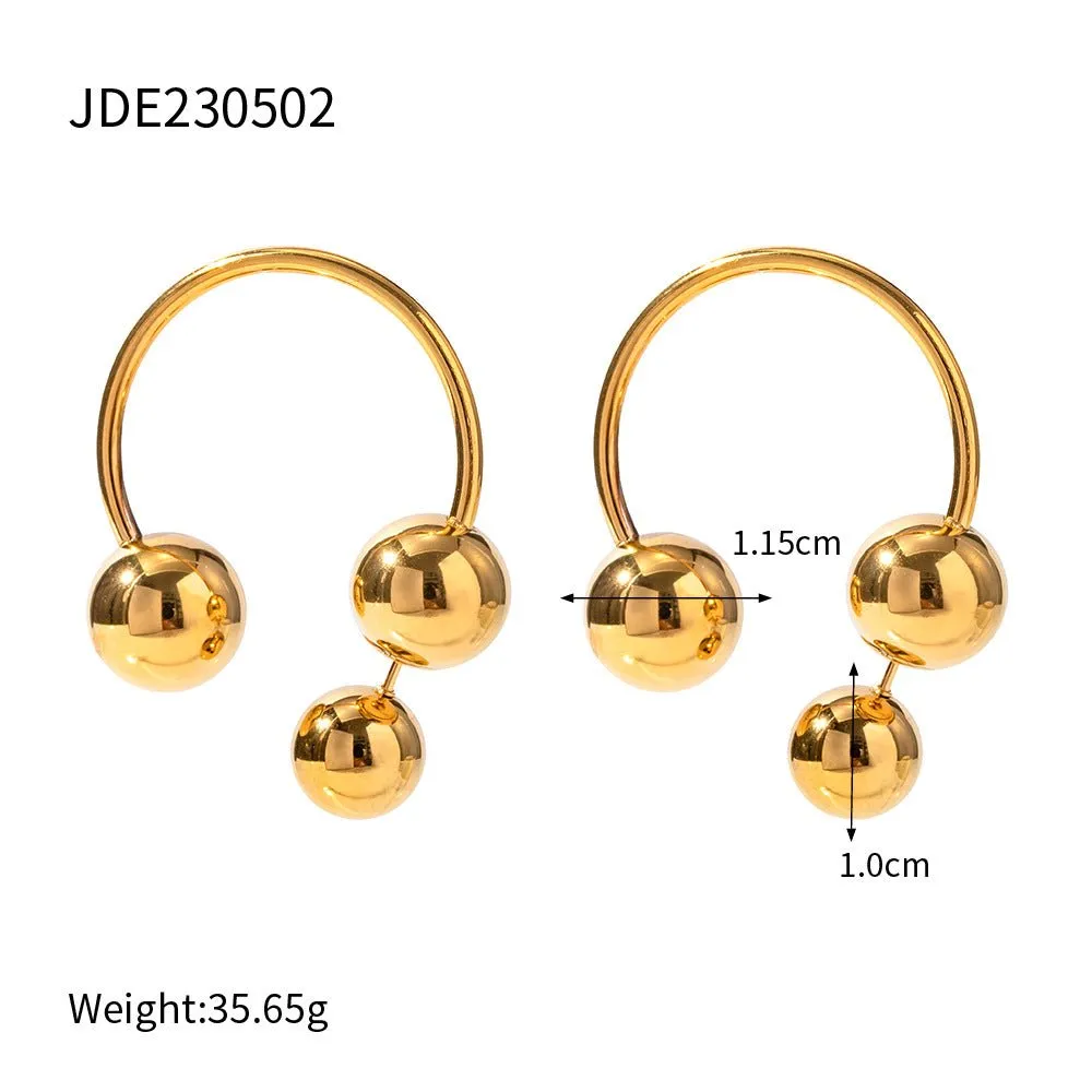 Sphere me | Ball and Hoop Earrings