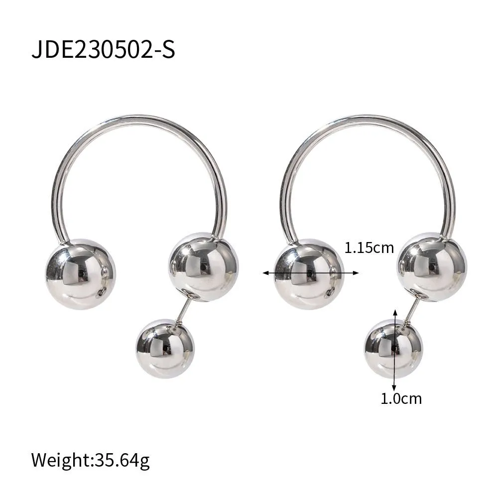 Sphere me | Ball and Hoop Earrings