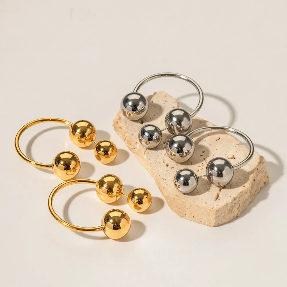 Sphere me | Ball and Hoop Earrings