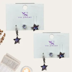 Stars and Stud Earring Set