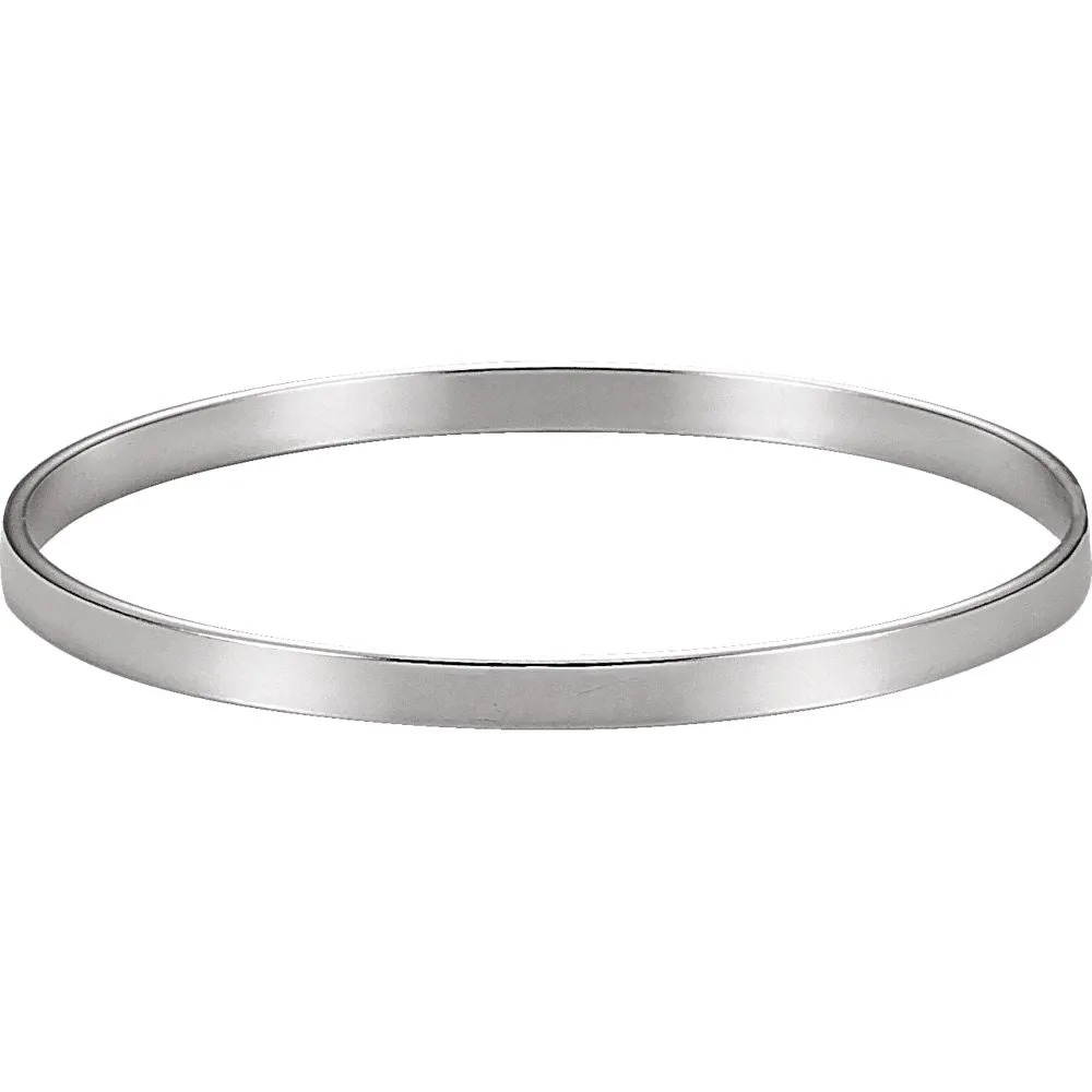 Sterling Silver 4.75mm Bangle Bracelet