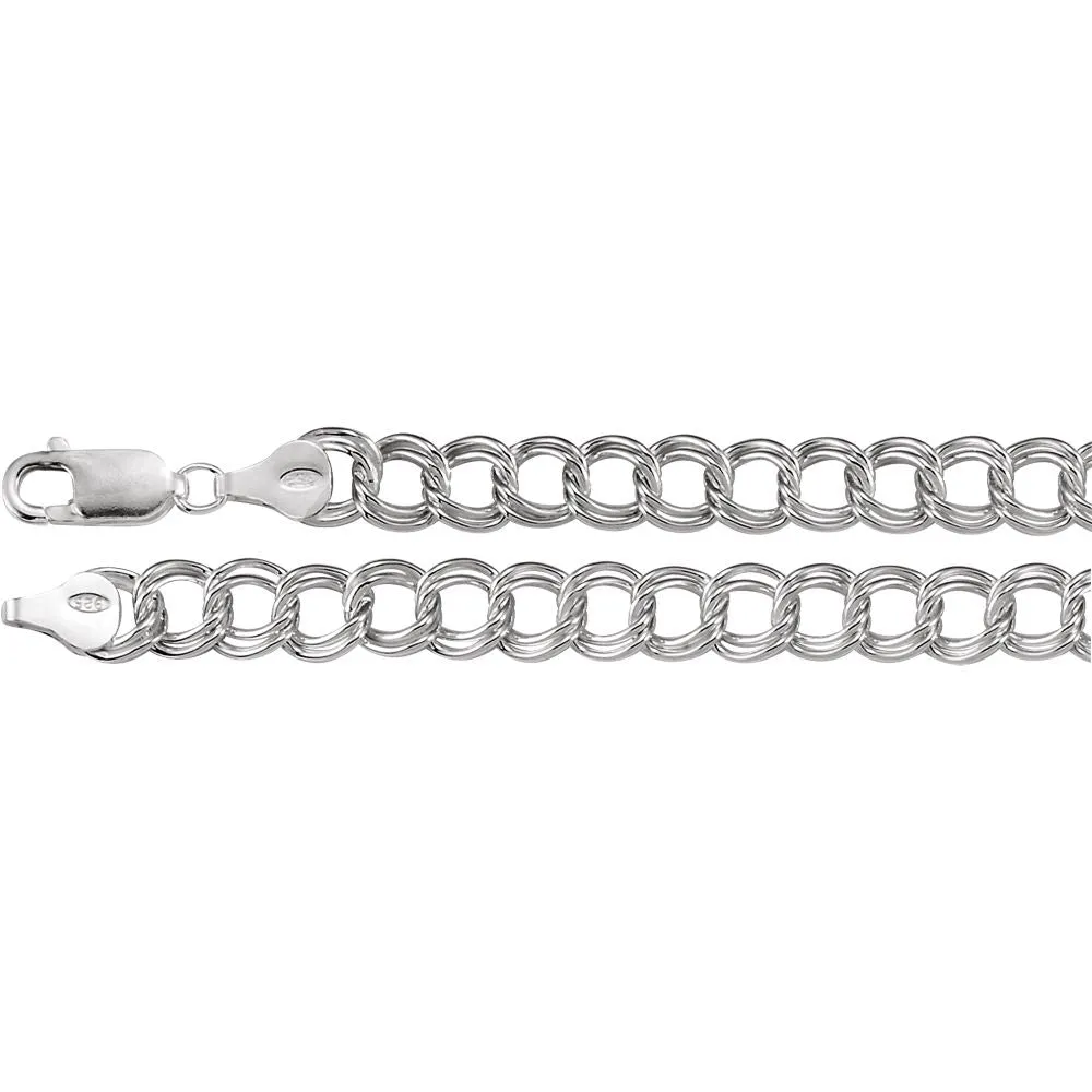 Sterling Silver Charm 8" Bracelet