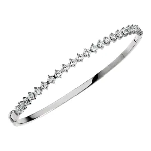 Sterling Silver Cubic Zirconia Bracelet