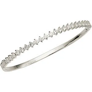 Sterling Silver Cubic Zirconia Bracelet
