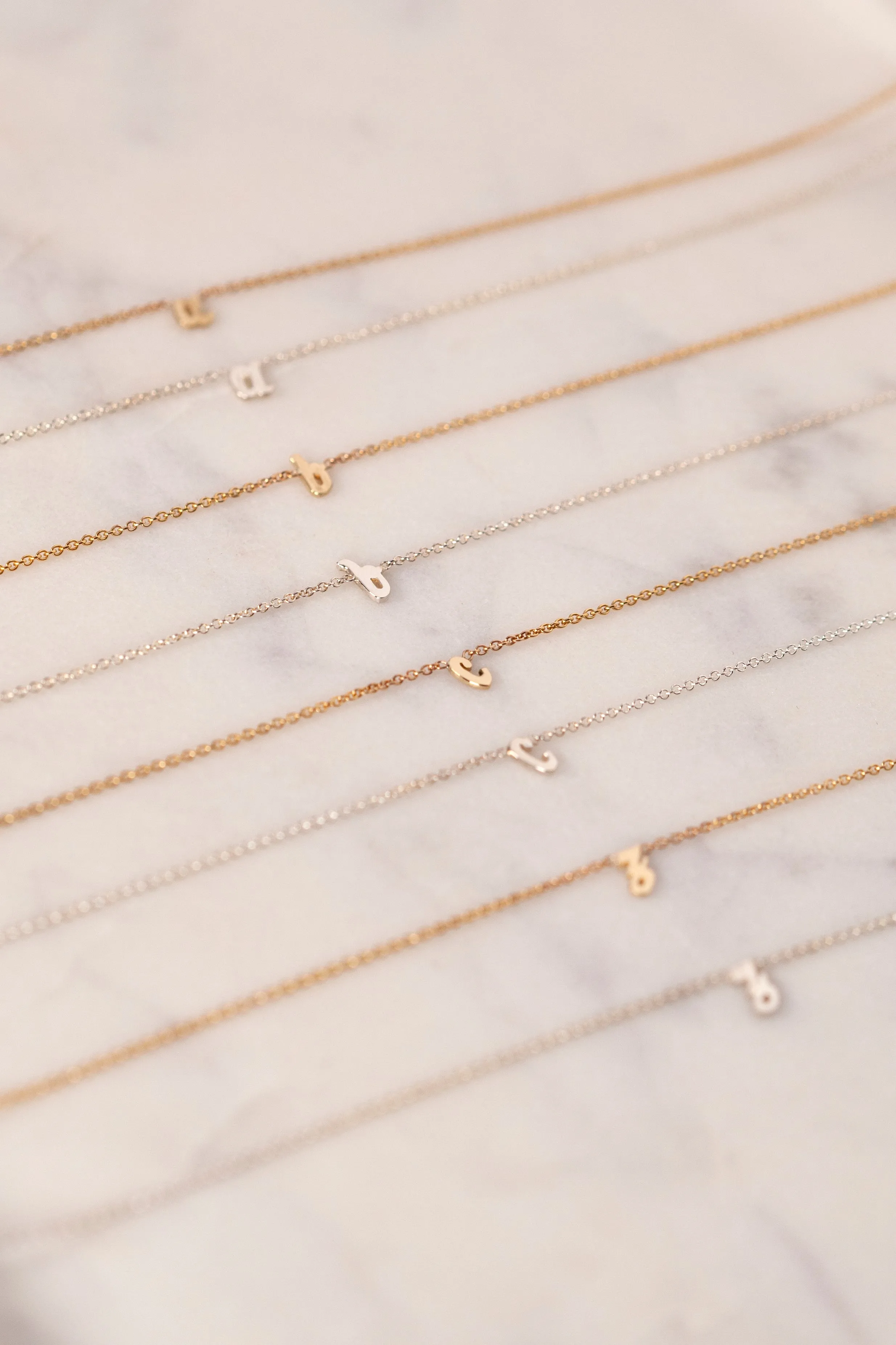 Sterling Silver Custom Initial Necklace