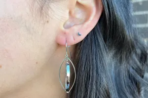 Sterling Silver Hammered Dangle Earrings