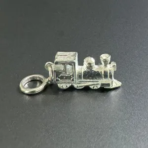 Sterling Silver Steam Locomotive Charm