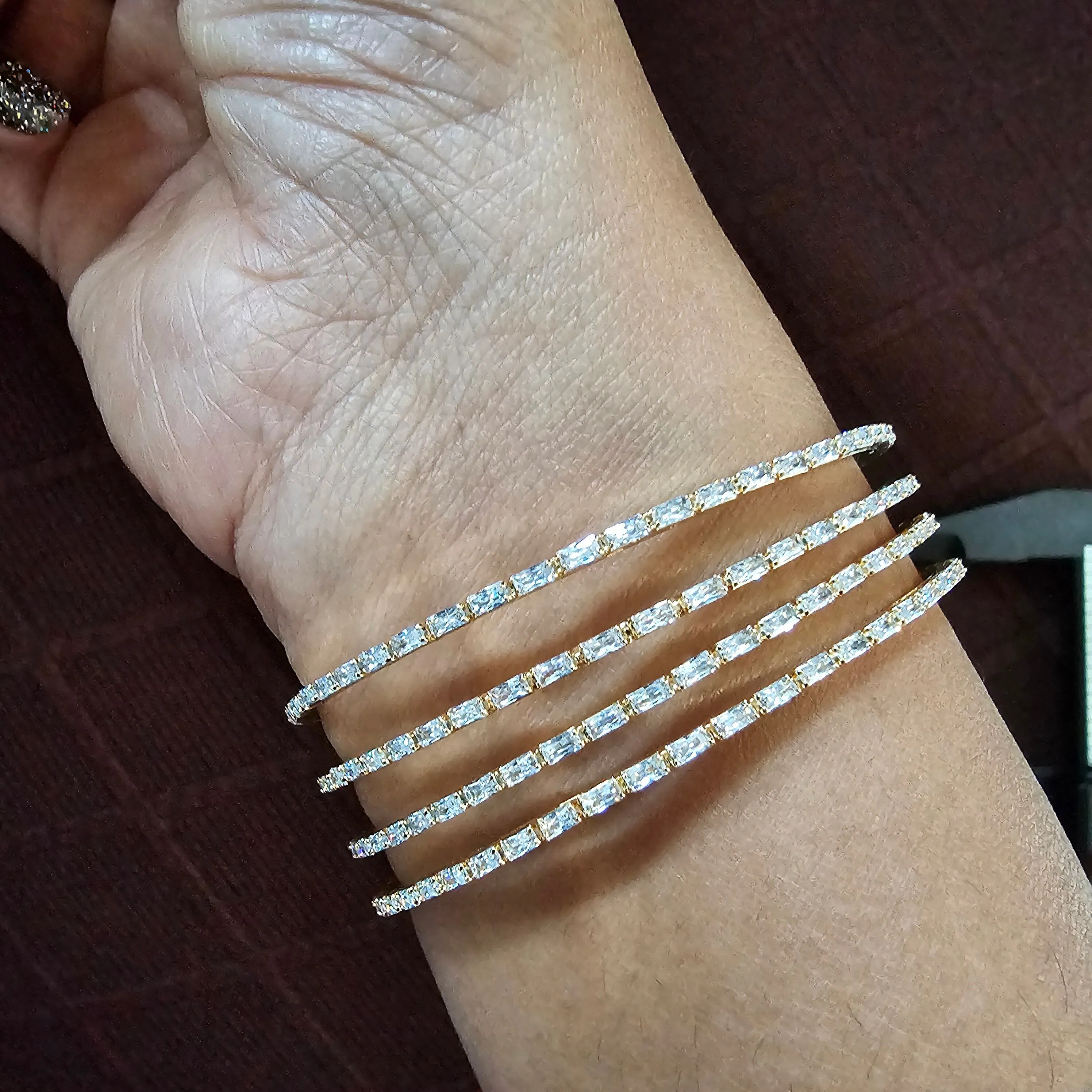 Stone Bangles Set