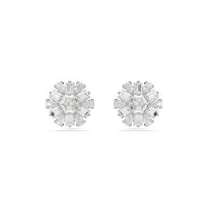 Swarovski Rhodium Idyllia Snowflake Earrings