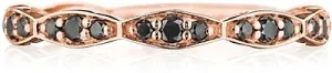 Tacori Black Diamond Wedding Band