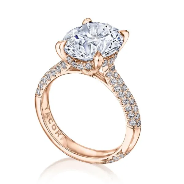 Tacori Pave Set Diamond Engagement Ring