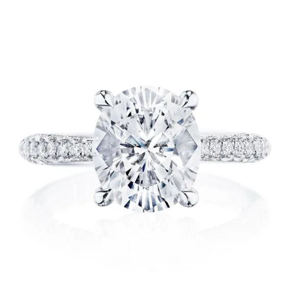 Tacori Pave Set Diamond Engagement Ring