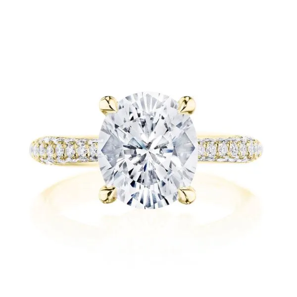 Tacori Pave Set Diamond Engagement Ring