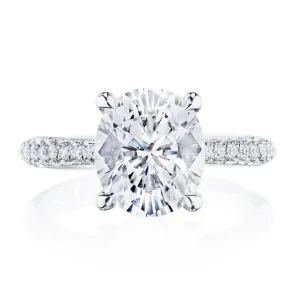 Tacori Pave Set Diamond Engagement Ring