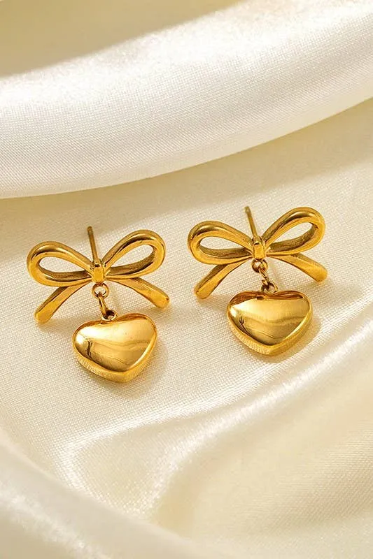 TARNISH FREE HEART EARRINGS
