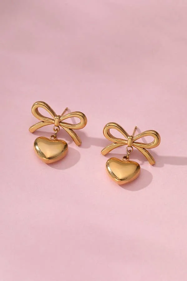 TARNISH FREE HEART EARRINGS