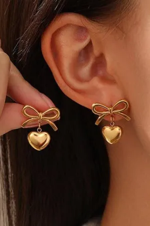 TARNISH FREE HEART EARRINGS
