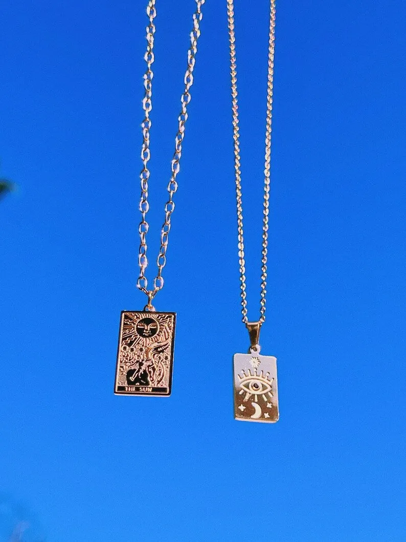 TAROT - The Sun / Evil Eye   Moon