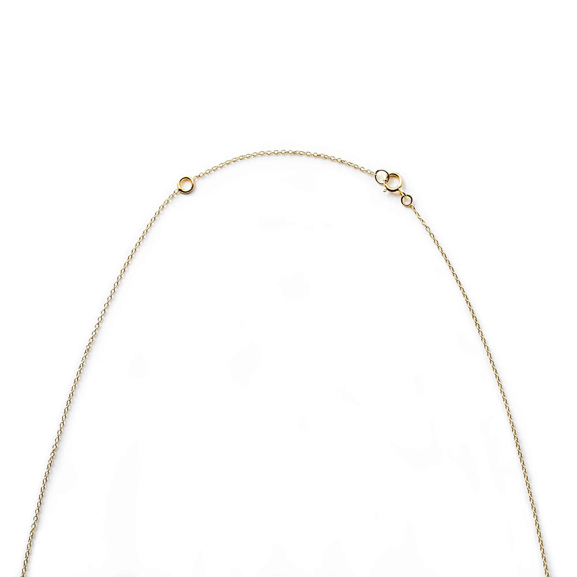 TEAL CHARM NECKLACE