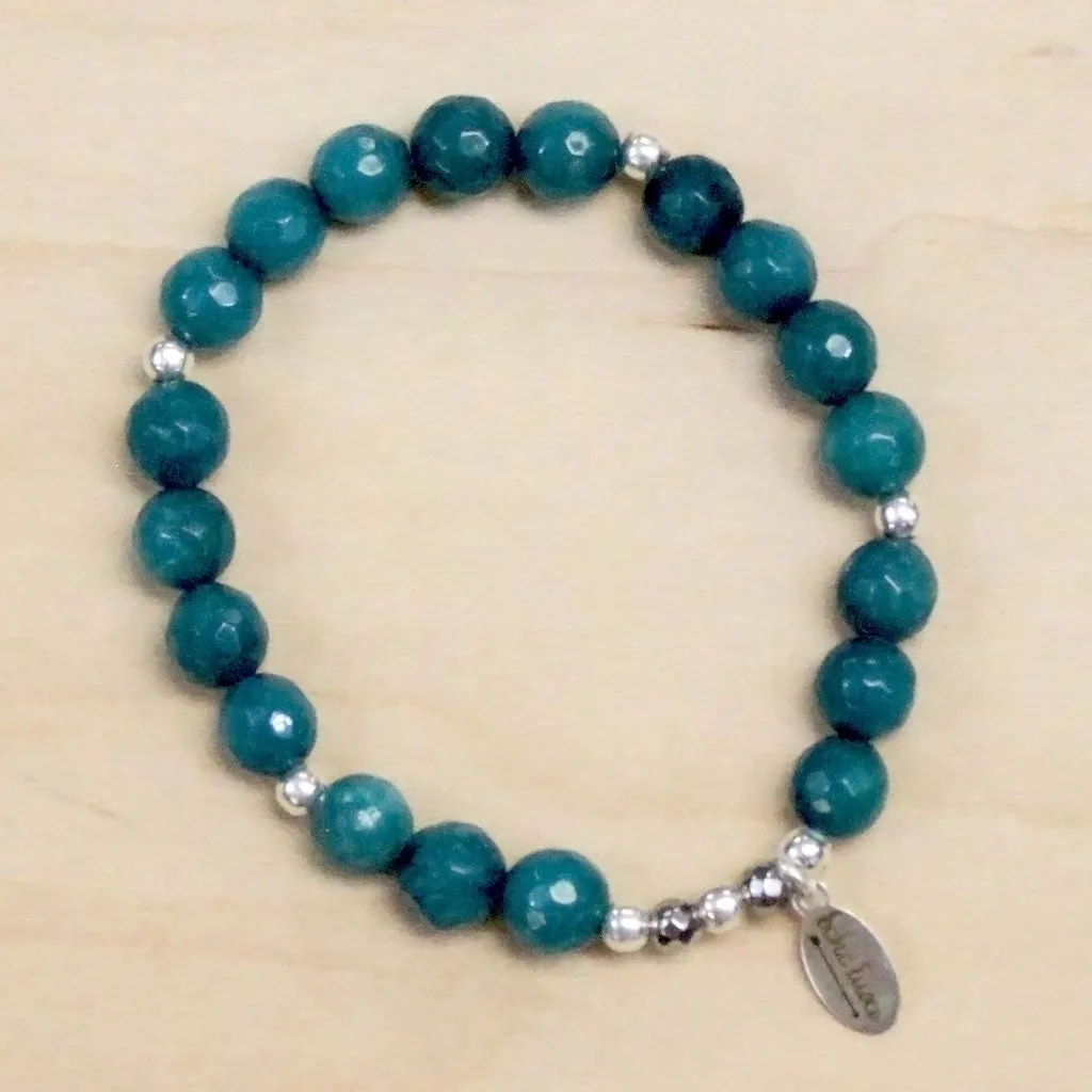 The Abby - Teal Jade Bracelet