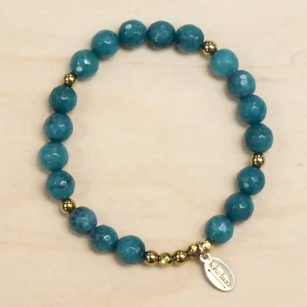 The Abby - Teal Jade Bracelet