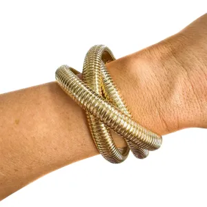 The Gold Triple Bangle Bracelet
