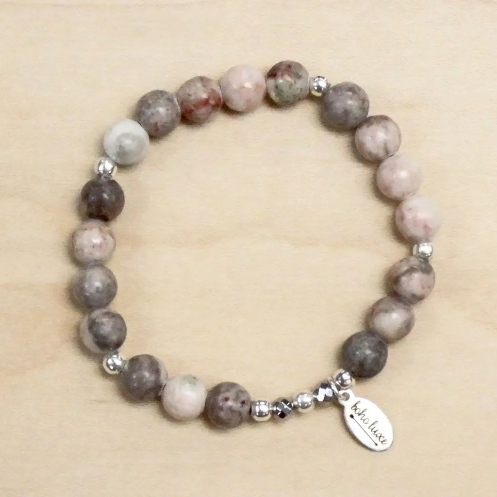The Irene - Pink Zebra Bracelet