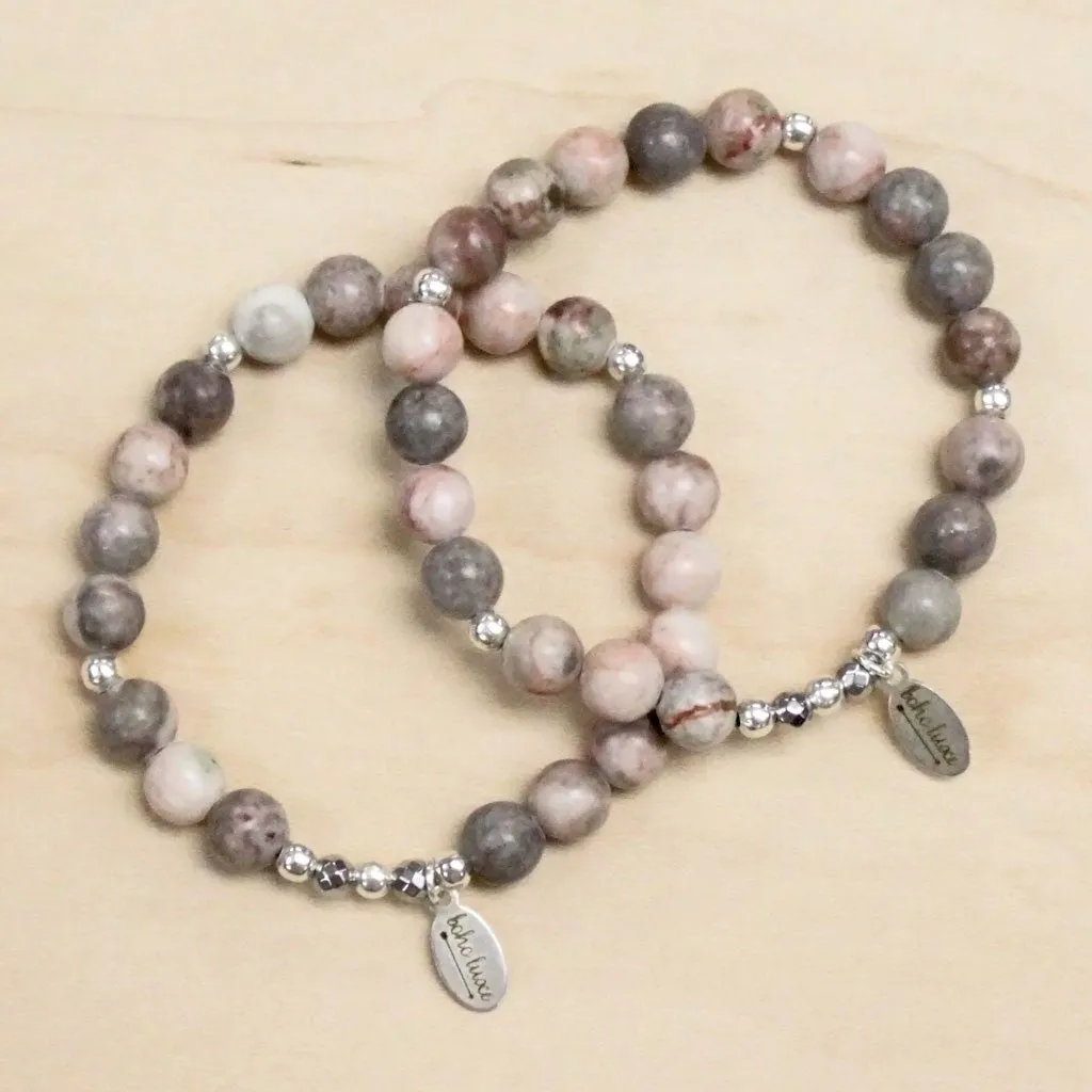 The Irene - Pink Zebra Bracelet