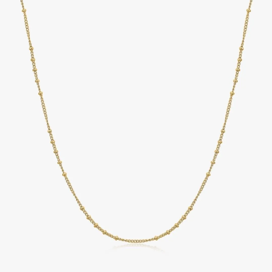 Thin Beaded Necklaces