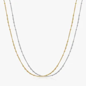 Thin Beaded Necklaces