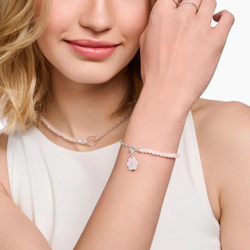 Thomas Sabo Charm Pendant - Pink Paw