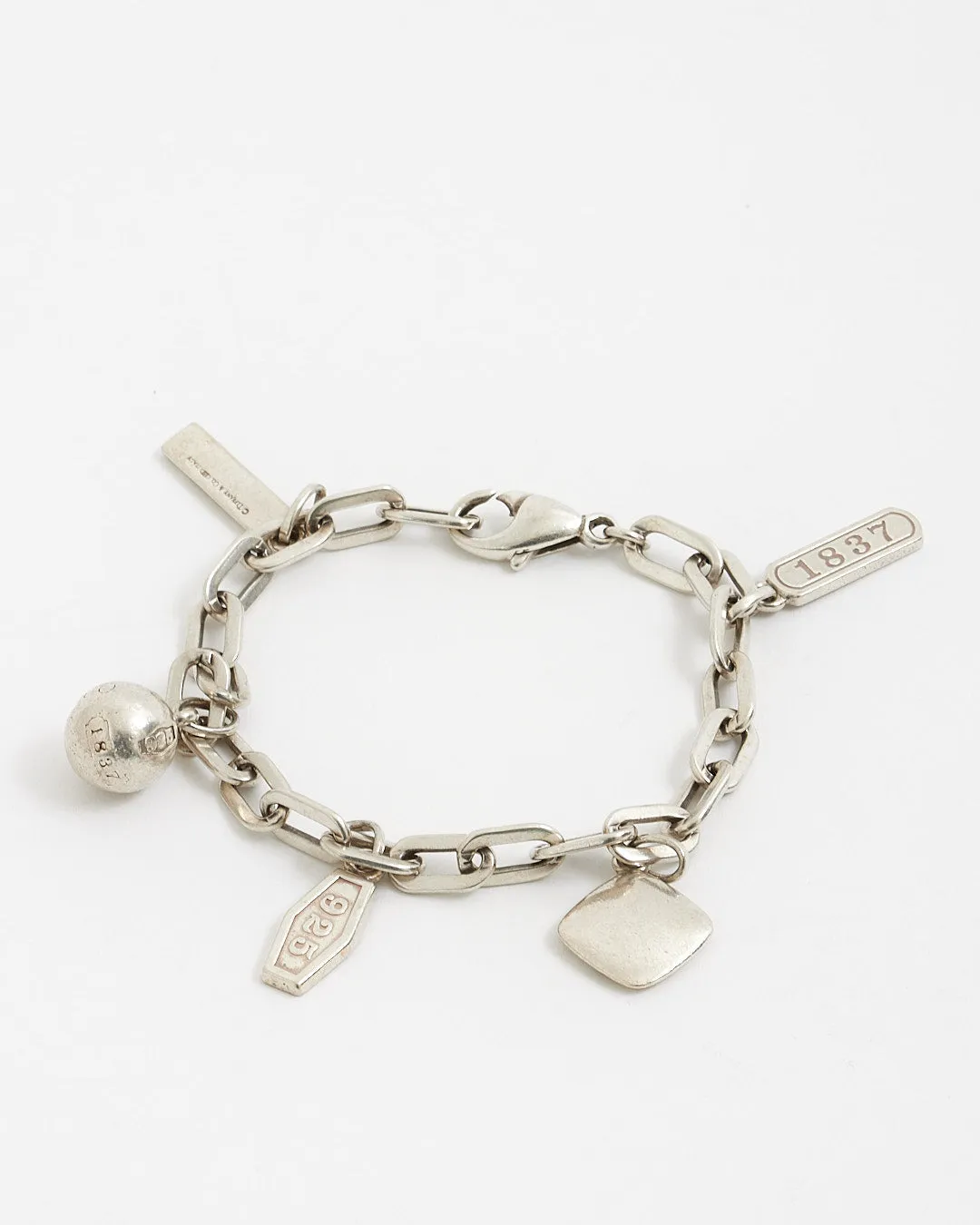 Tiffany Sterling Silver Vintage Charm Bracelet