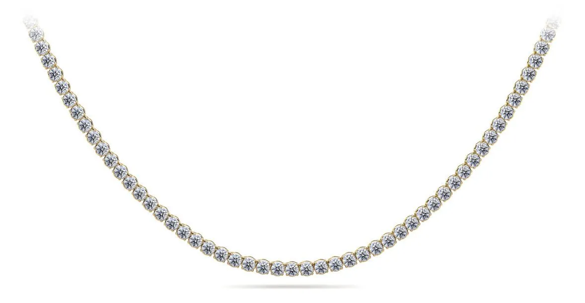 Timeless Dreams Riviera Diamond Necklace with 13.34 ct.(finished) 3mm