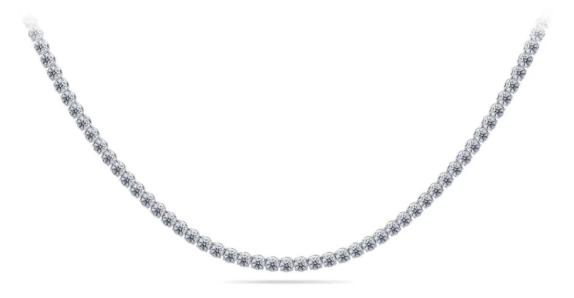 Timeless Dreams Riviera Diamond Necklace with 13.34 ct.(finished) 3mm