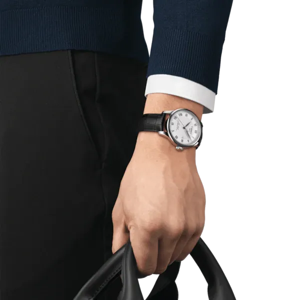 TISSOT LE LOCLE POWERMATIC 80 SILVER LEATHER