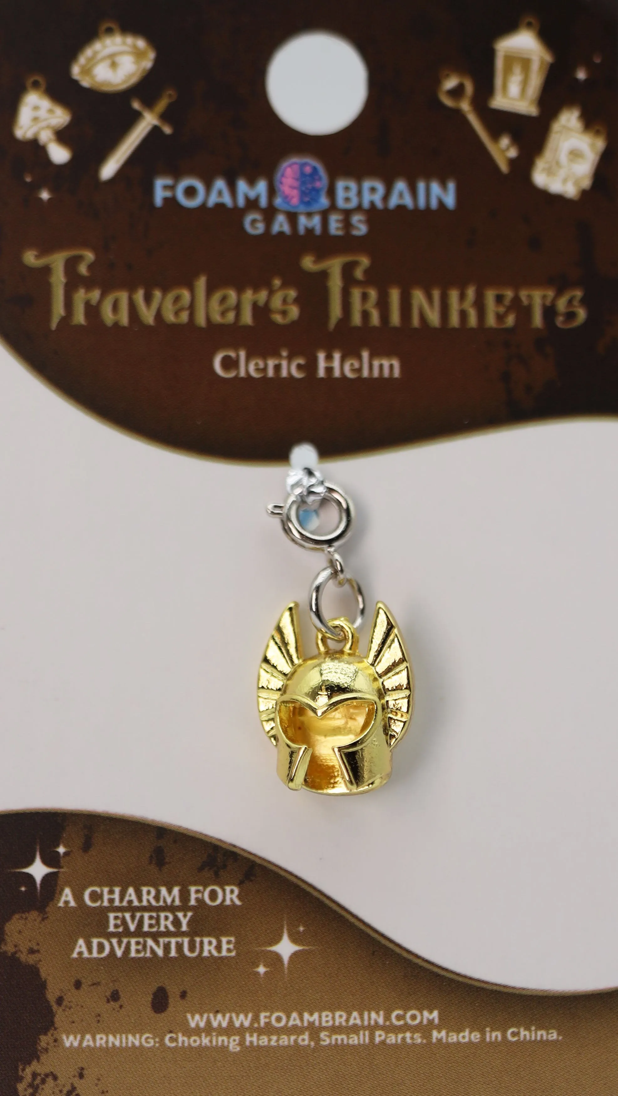 Traveler's Trinkets: Cleric Helm Charm