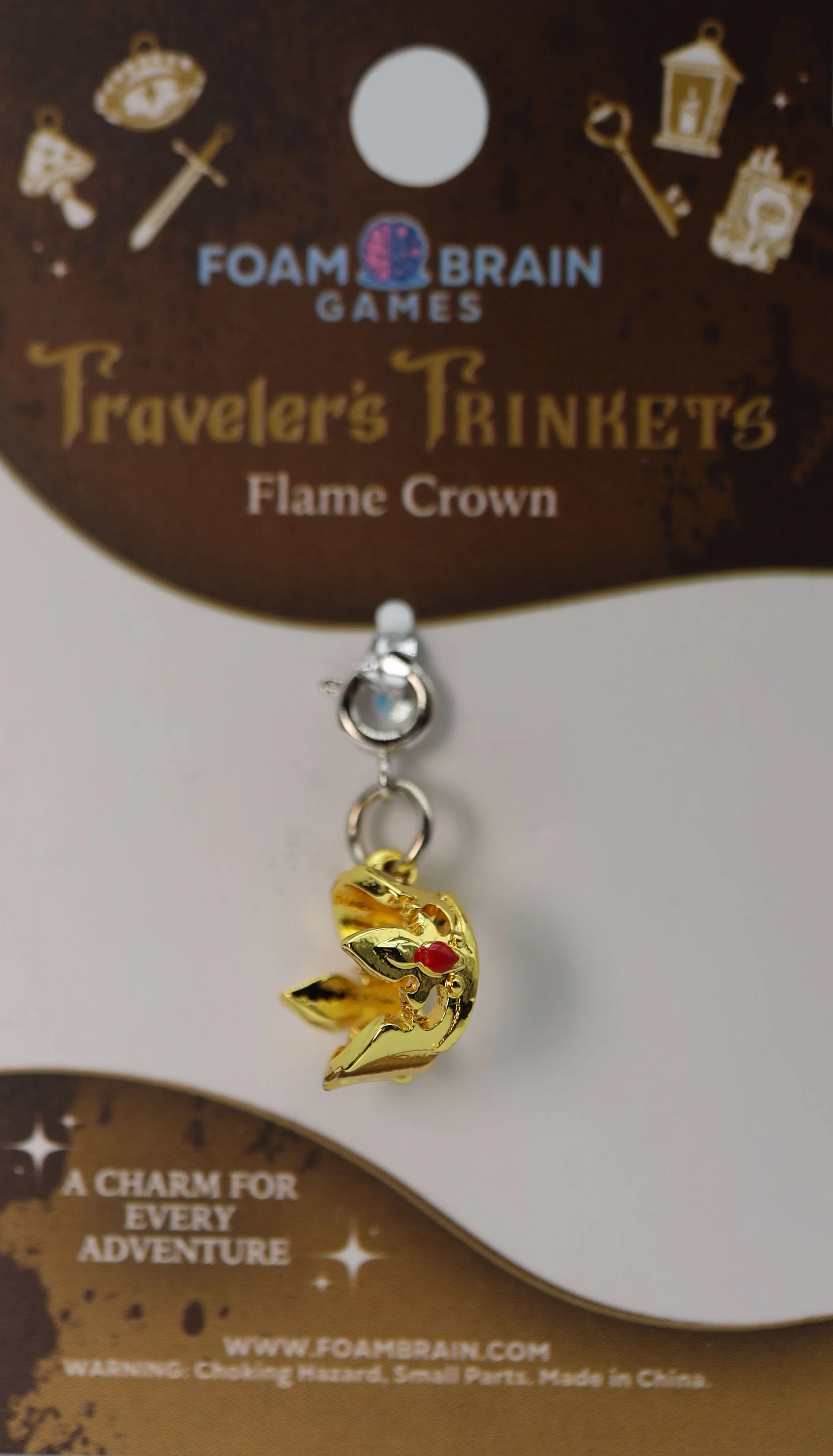 Traveler's Trinkets: Flame Crown Charm