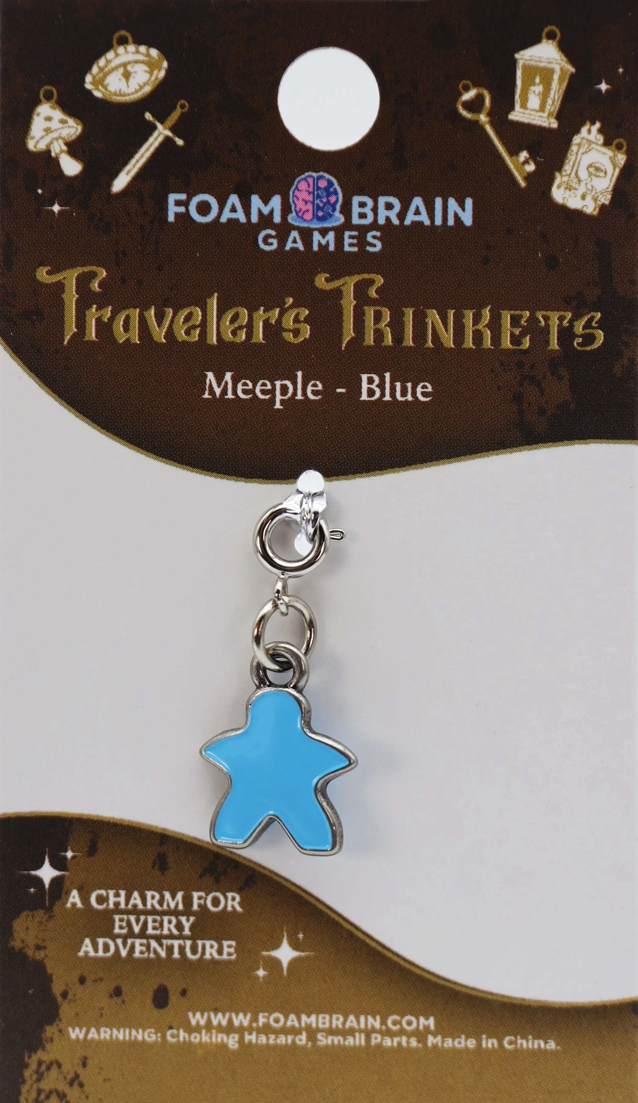 Traveler's Trinkets: Meeple - Blue Charm