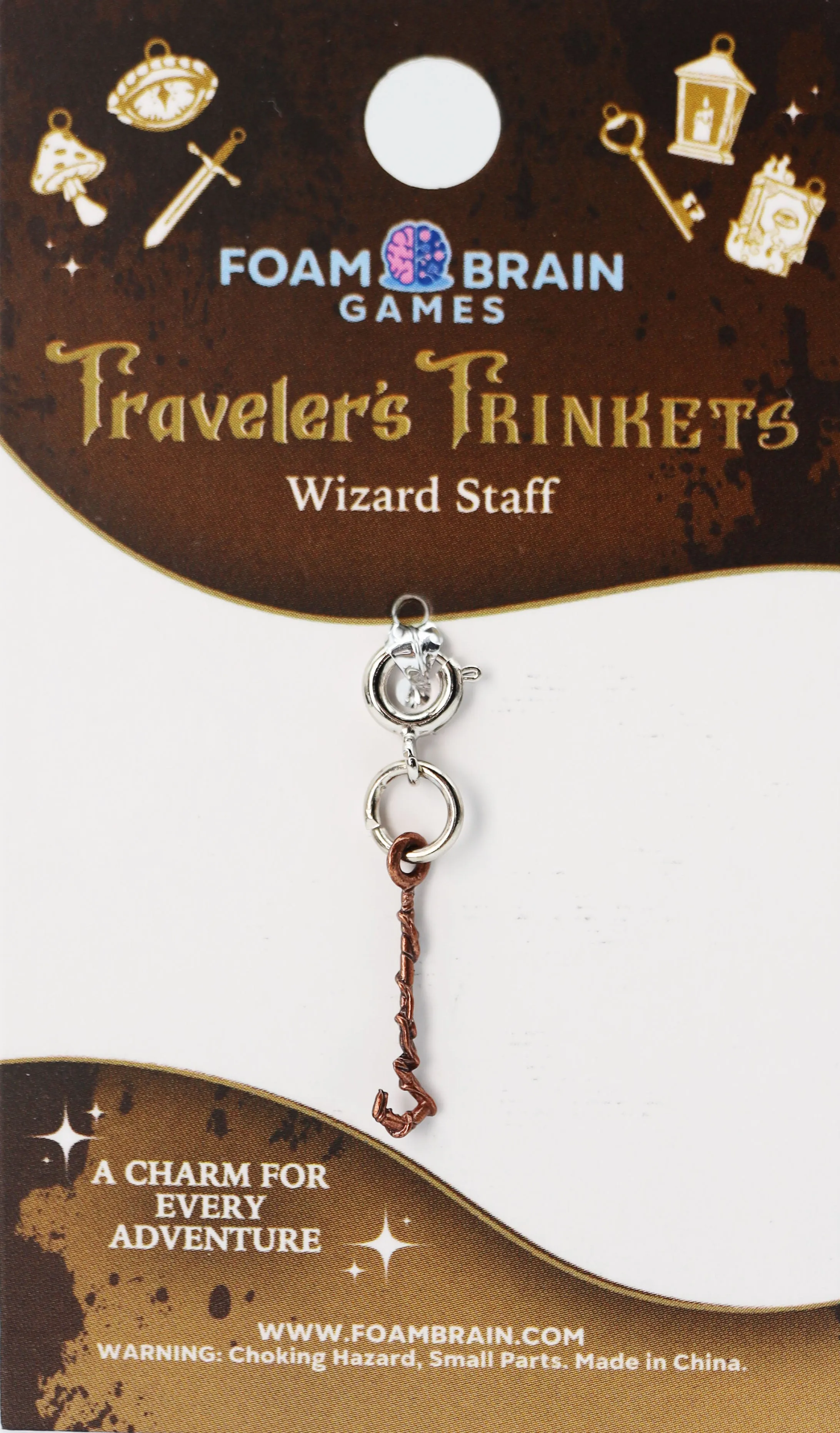 Traveler's Trinkets: Wizard Staff Charm