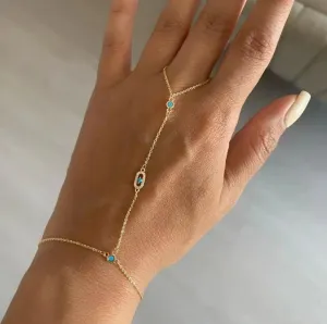 Trending "Slave Bracelet" Bracelet Ring Zirconite. Choose from 4-Designs. 827B