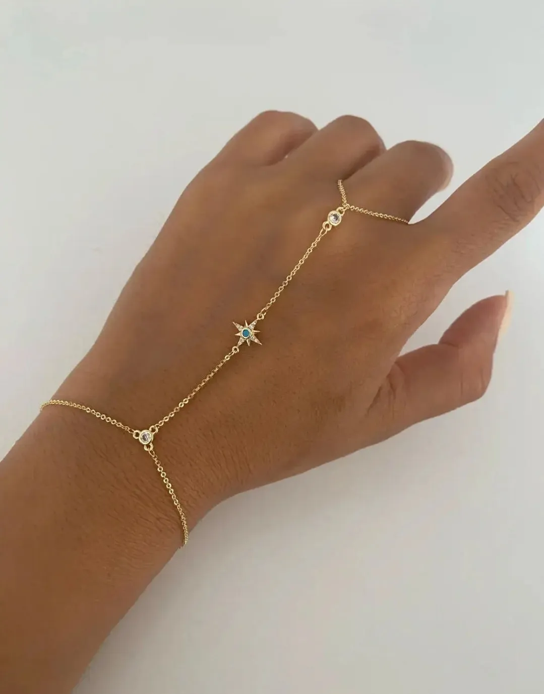 Trending "Slave Bracelet" Bracelet Ring Zirconite. Choose from 4-Designs. 827B