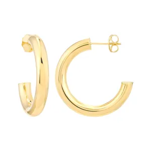 Tube Hoop Earrings