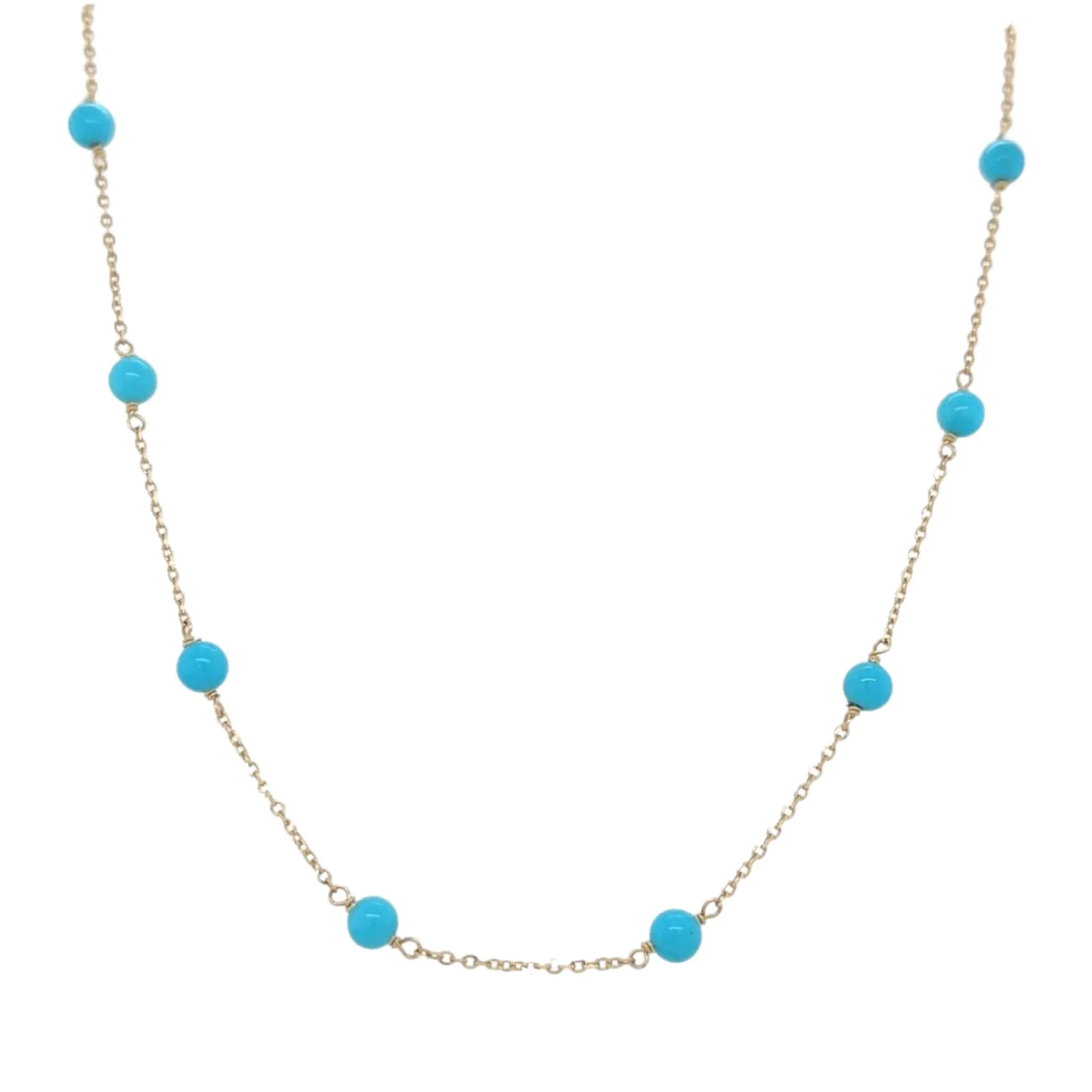 Turquoise Bead Necklace