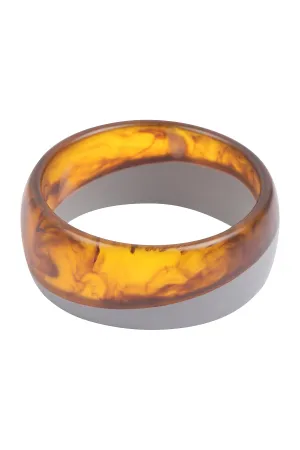 TWO-TONE BANGLE BRACELET