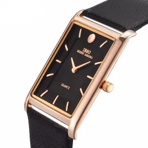 Ultra-Thin Genuine Leather Wristwatch