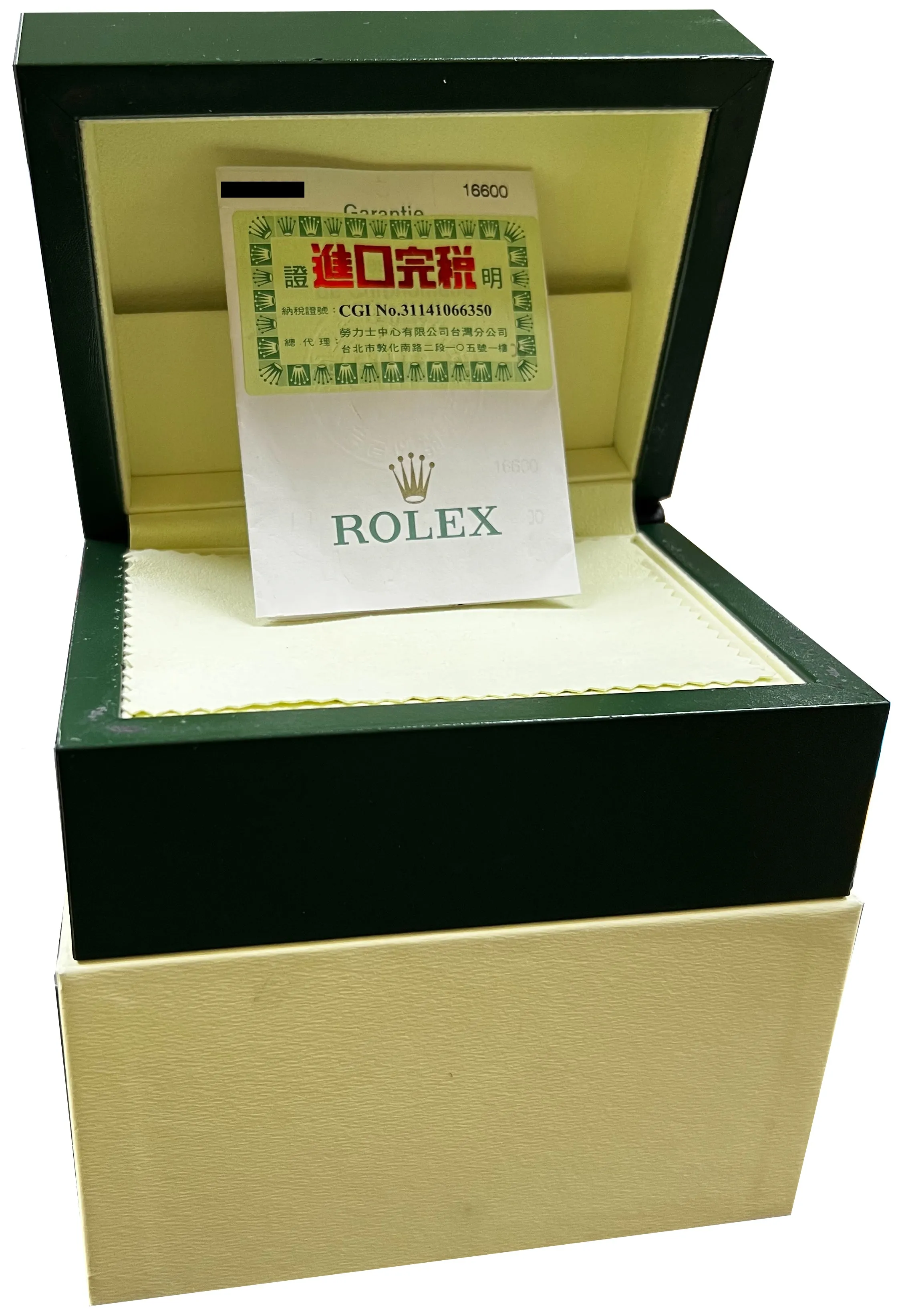 UNPOLISHED Rolex Sea-Dweller Black 40mm Stainless NO-HOLES CASE Watch 16600 B P