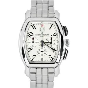 Vacheron Constantin Royal Eagle Chronograph 49145 Stainless White Dial Watch