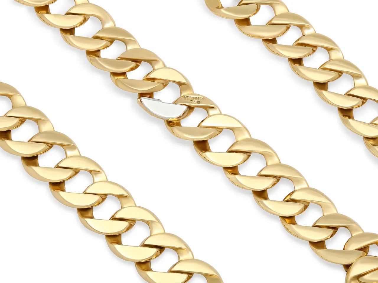 Verdura Double Wrap Curb-Link Necklace in 18K Gold